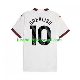 Fußballtrikots Manchester City Jack Grealish 10 2023-2024 Kurzarm Auswärts-trikot kaufen